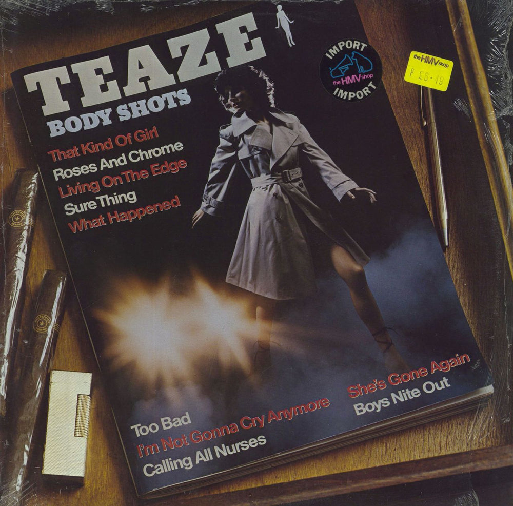 Teaze Body Shots Canadian vinyl LP album (LP record) AQR528