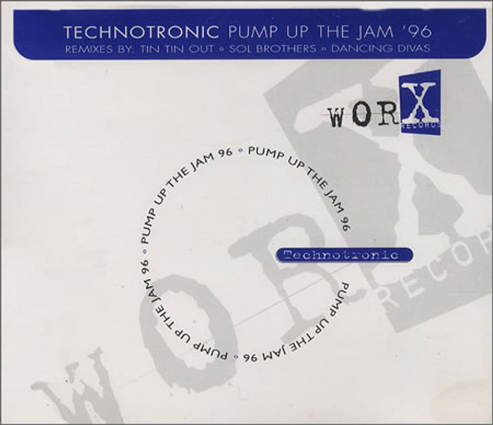 Technotronic Pump Up The Jam UK CD single (CD5 / 5") WORXCD004