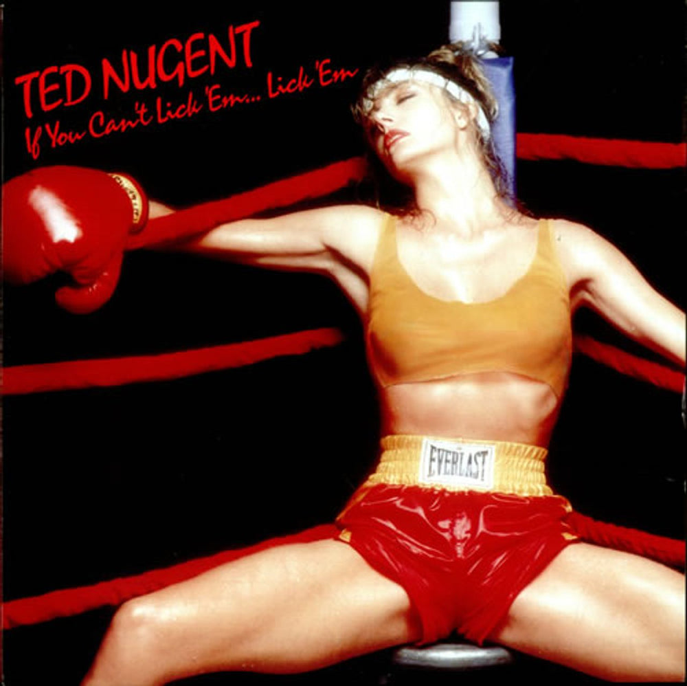 Ted Nugent If You Can't Lick 'Em... Lick 'Em German vinyl LP album (LP record) 255385-1