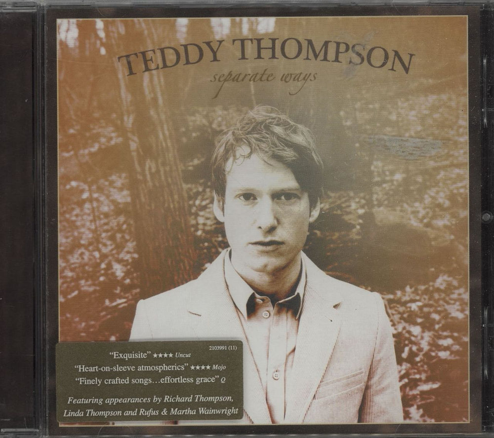 Teddy Thompson Separate Ways UK CD album (CDLP) 075021039919