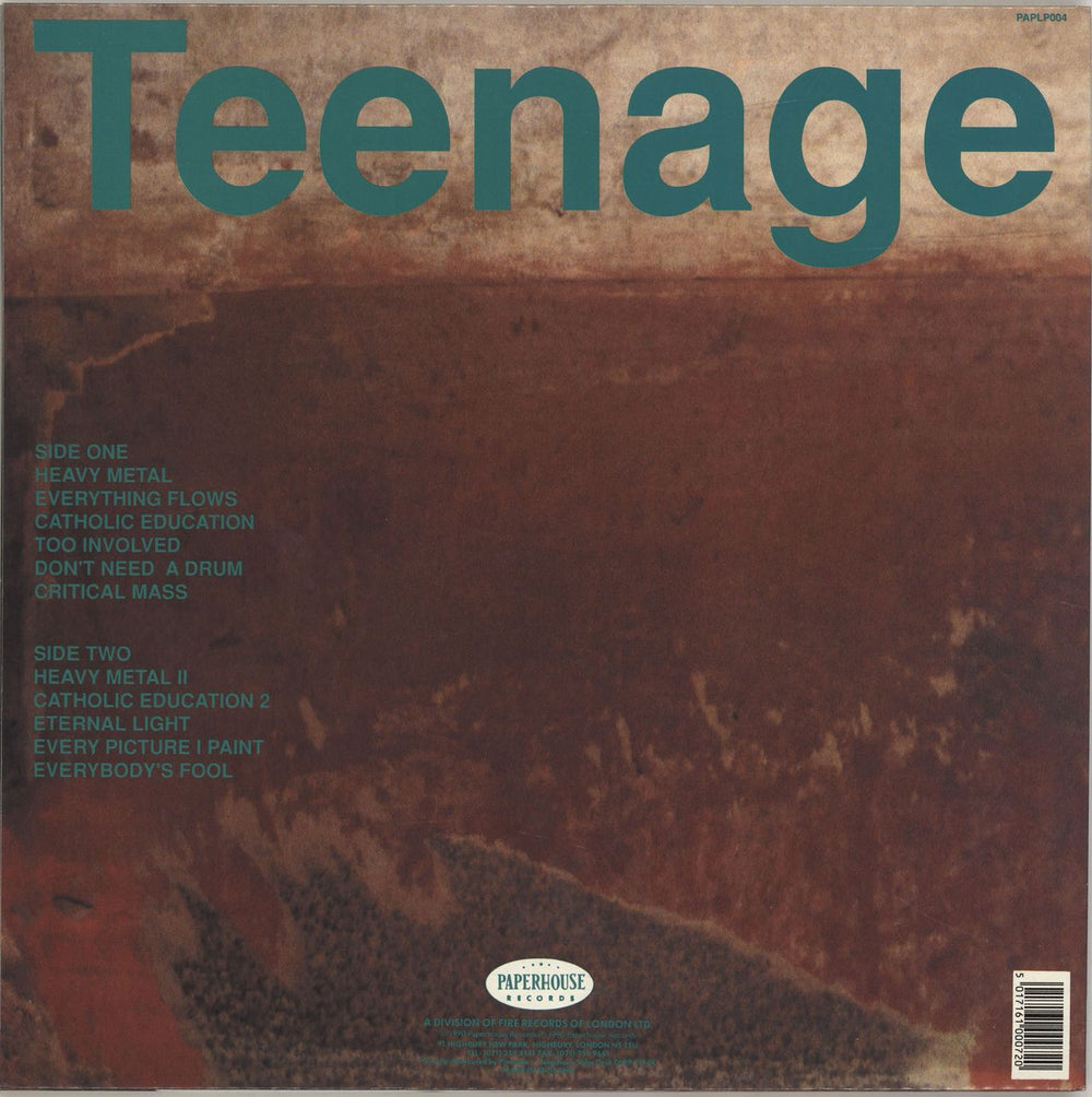 Teenage Fanclub A Catholic Education - Stickered Sleeve UK vinyl LP album (LP record) 5017161000720