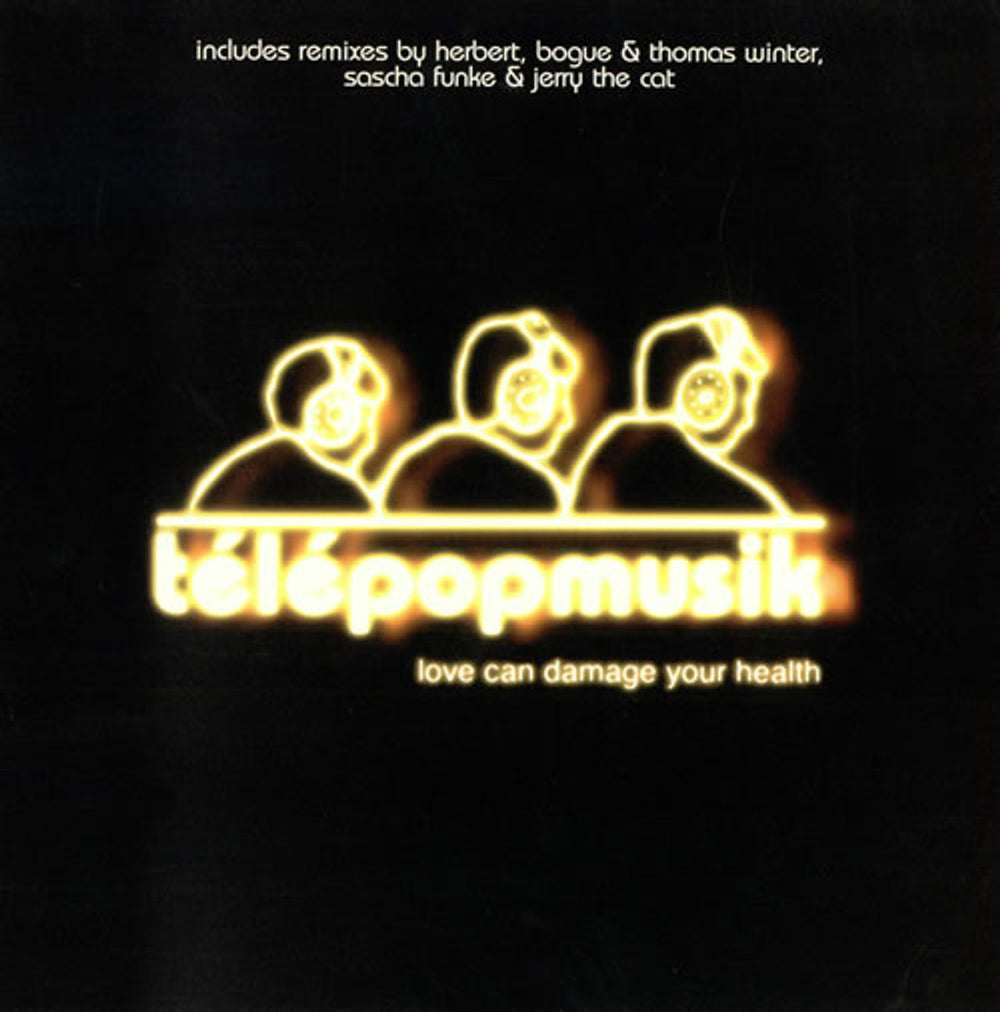 Télépopmusik Love Can Damage Your Health UK Promo 12" vinyl single (12 inch record / Maxi-single) 12CHSDJX5137