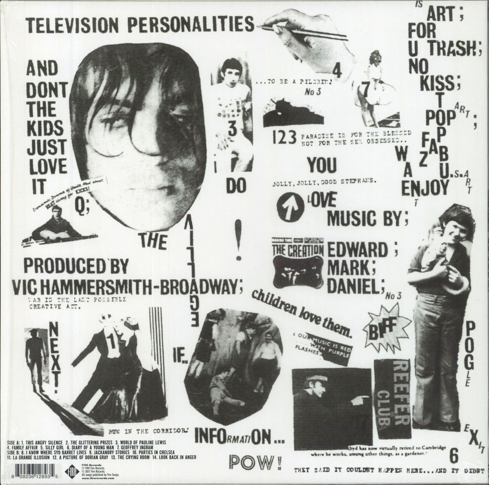 Television Personalities And Don't The Kids Just Love It - RSD17 - B&W Marble - Open Shrink UK vinyl LP album (LP record) 809236128935