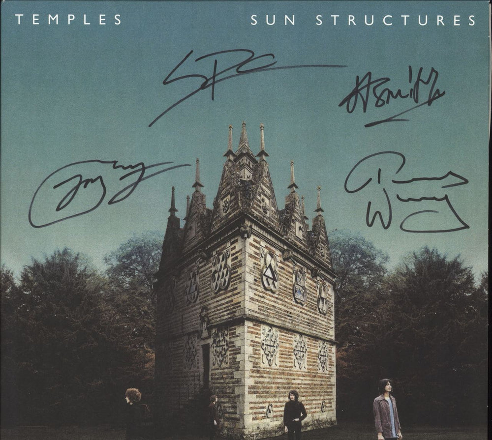 Temples Sun Structures - Autographed US vinyl LP album (LP record) FP1422-1