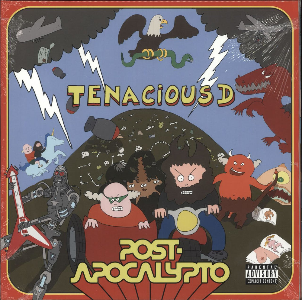 Tenacious D Post-Apocalypto - Green Vinyl - Sealed UK vinyl LP album (LP record) 19075893381