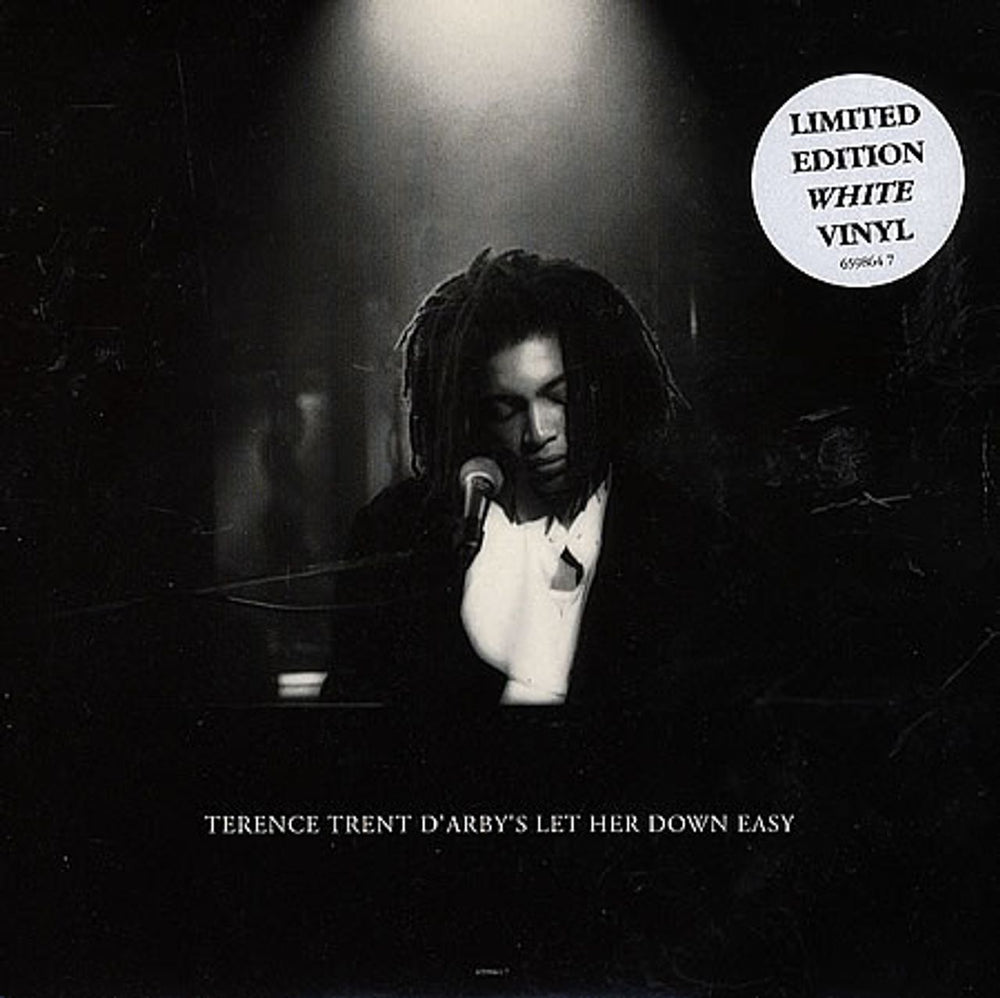 Terence Trent D'Arby Let Her Down Easy - White Vinyl UK 7" vinyl single (7 inch record / 45) 6598647