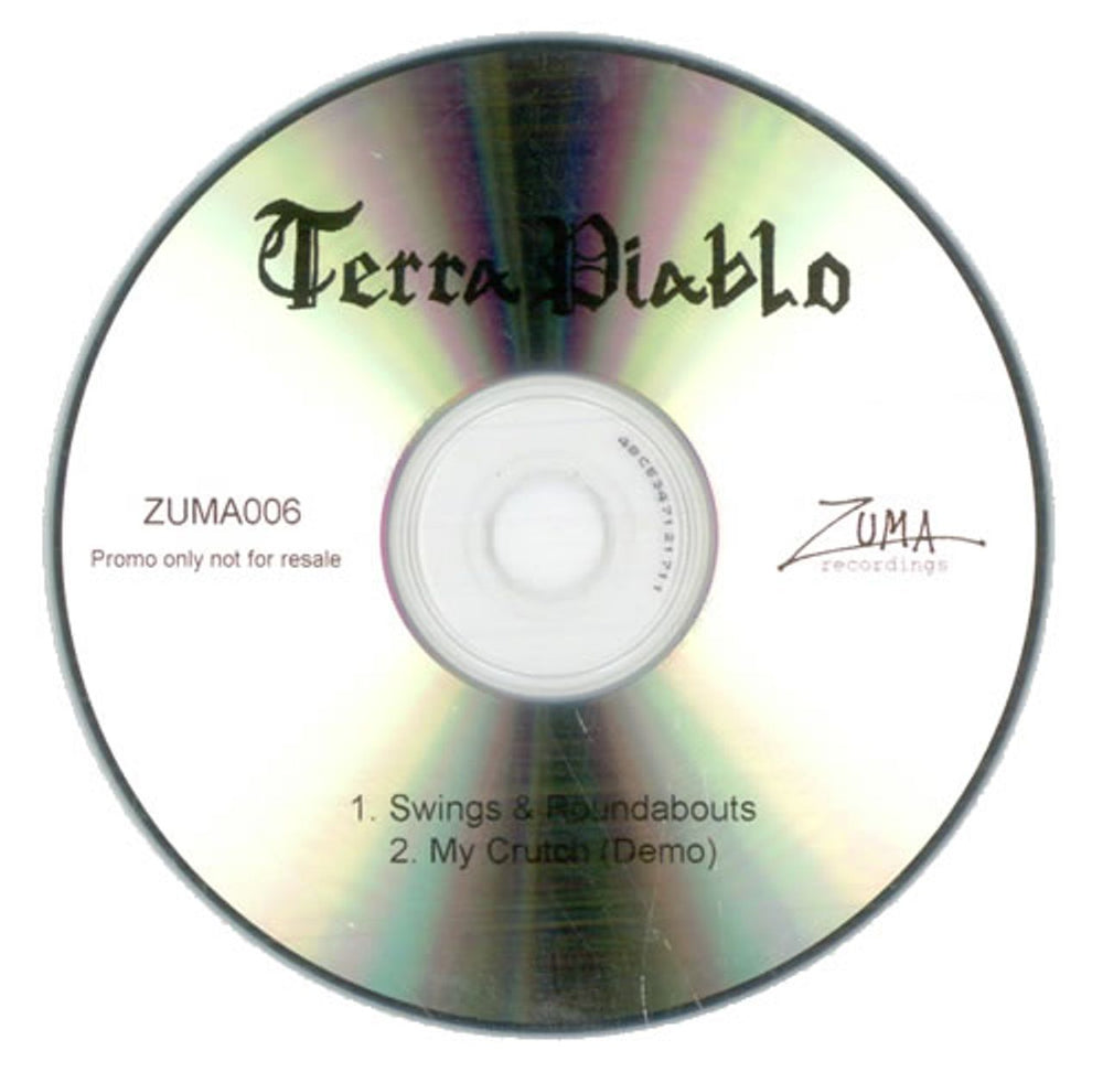 Terra Diablo Swings & Roundabouts UK Promo CD single (CD5 / 5") ZUMA006