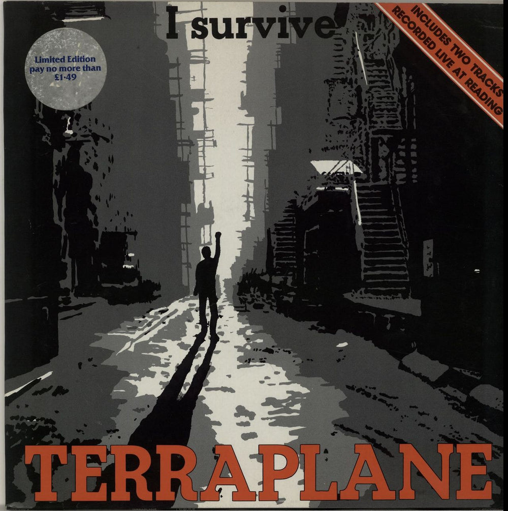 Terraplane I Survive UK 12" vinyl single (12 inch record / Maxi-single) 12NIK8