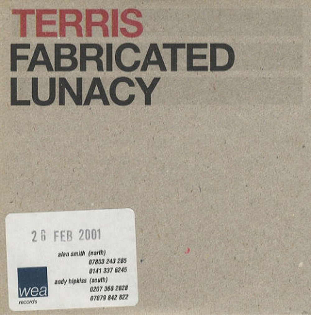 Terris Fabricated Lunacy UK Promo CD single (CD5 / 5") NEG130CDDJ