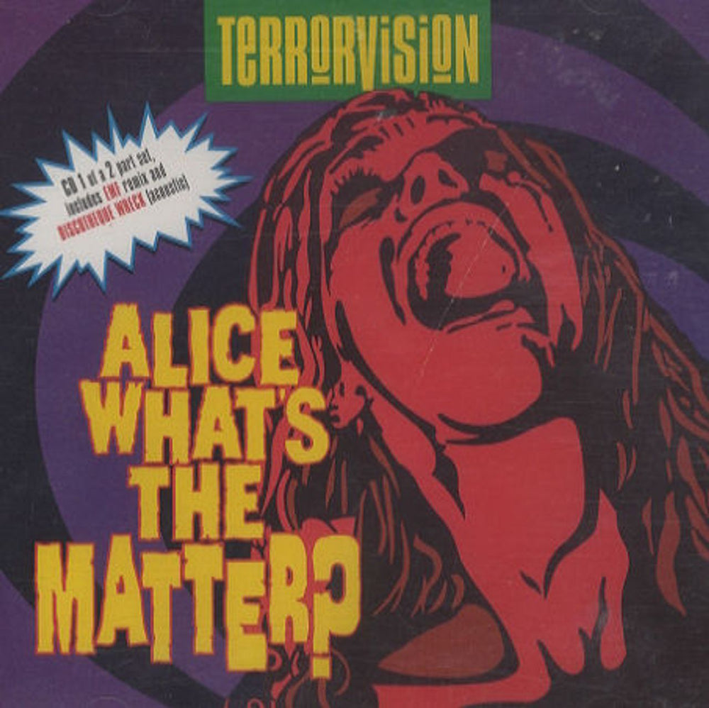 Terrorvision Alice What's The Matter? UK CD single (CD5 / 5") CDVEGASS9