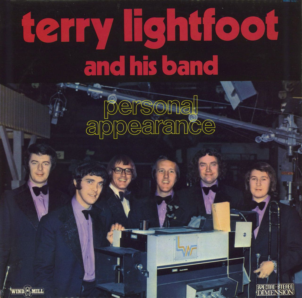 Terry Lightfoot Personal Appearance - Autographed UK vinyl LP album (LP record) WMD132