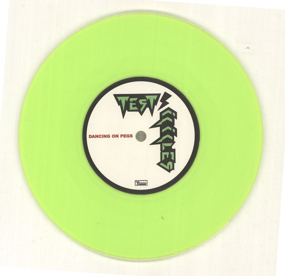 Test Icicles Boa Vs Python - Lime Green Vinyl UK 7" vinyl single (7 inch record / 45) TKP07BO345386