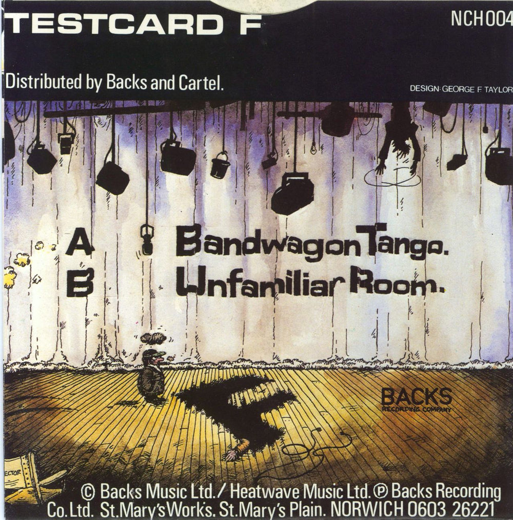 Testcard F Bandwagon Tango - EX UK 7" vinyl single (7 inch record / 45)