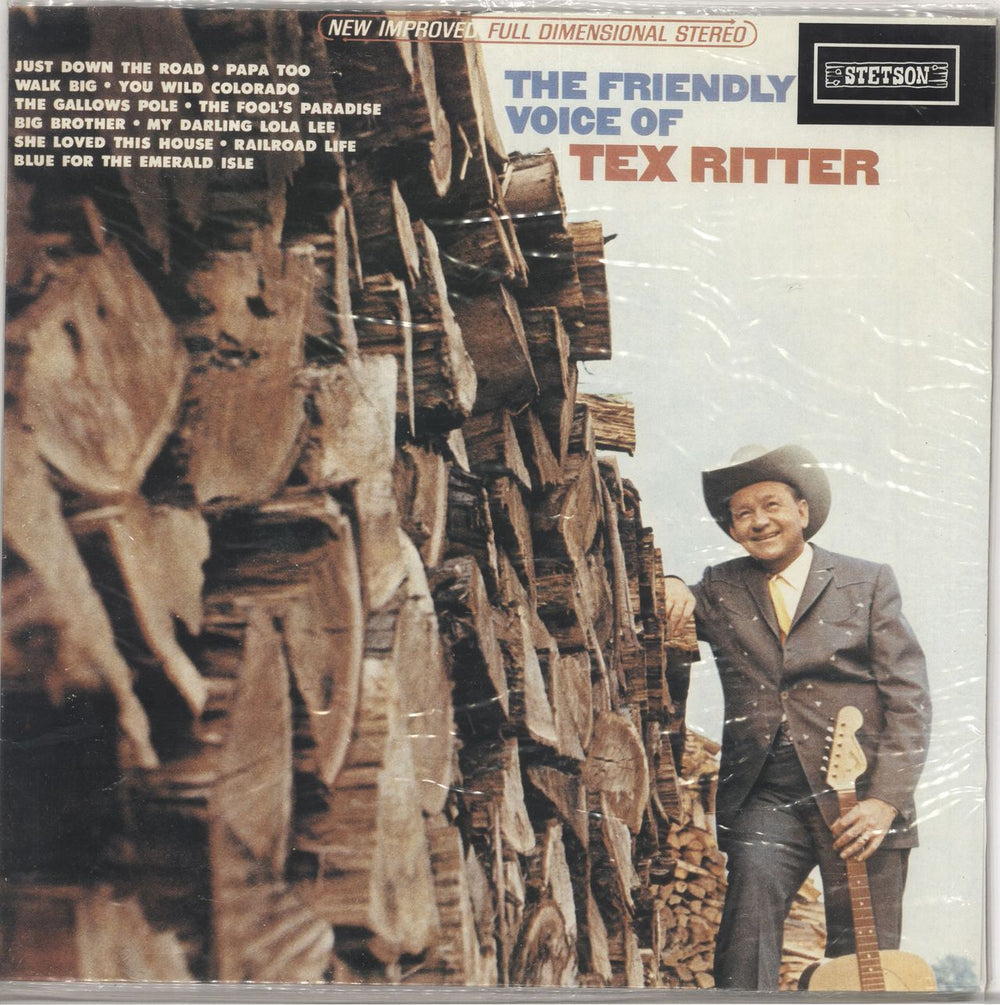 Tex Ritter The Friendly Voice Of Tex Ritter German 7" vinyl single (7 inch record / 45) HAT3114