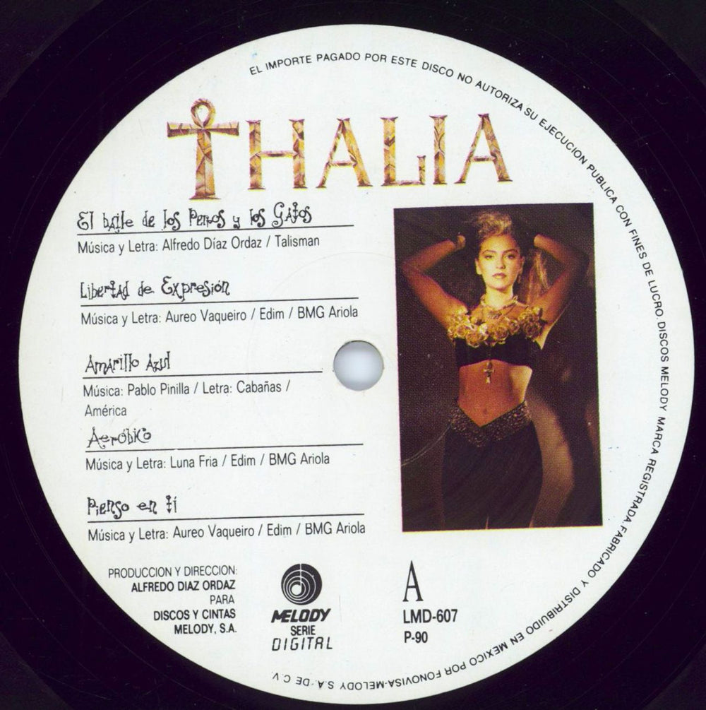 Thalia Thalia Mexican vinyl LP album (LP record) T-ILPTH238137