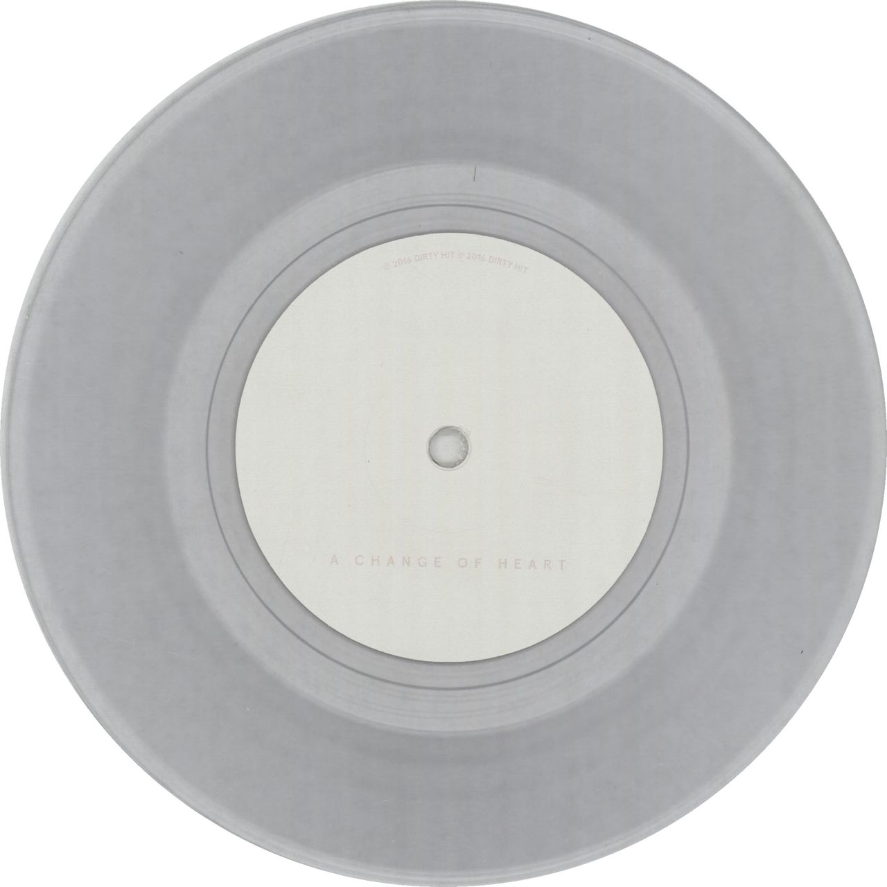 The 1975 A Change Of Heart - Clear Vinyl UK 7