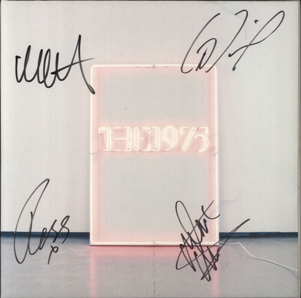 The 1975 I Like It When You Sleep - Fully Autographed - 180gm Clear Vinyl UK 2-LP vinyl record set (Double LP Album) DH00118