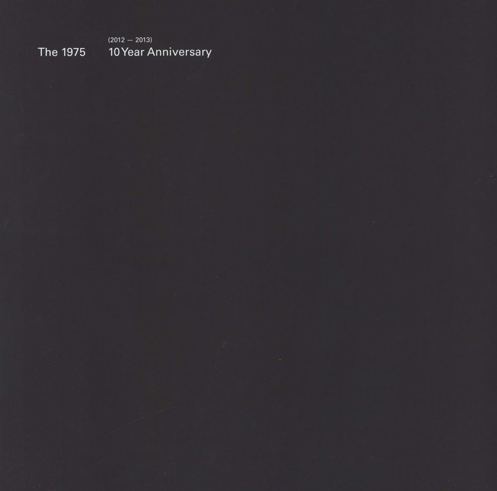 The 1975 The 1975 - 10 Year Anniversary Deluxe 4LP Edition UK 4-LP vinyl album record set DH01704