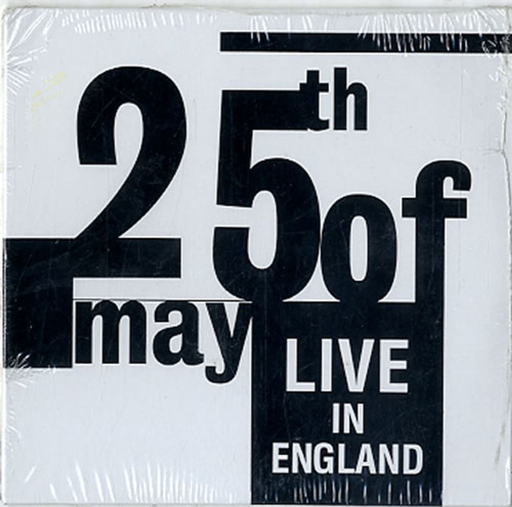 The 25th Of May Live In England - Sealed US Promo CD single (CD5 / 5") ASCD-2450