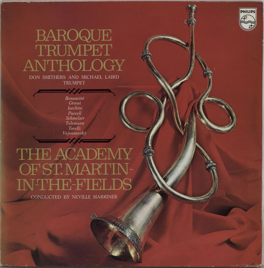 The Academy Of St. Martin-In-The-Fields Baroque Trumpet Anthology UK vinyl LP album (LP record) 6500110