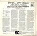 The Academy Of St. Martin-In-The-Fields Britten: Saint Nicolas UK vinyl LP album (LP record)