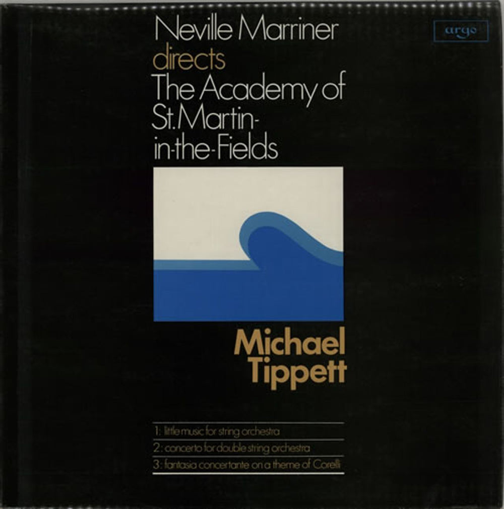 The Academy Of St. Martin-In-The-Fields Michael Tippett UK vinyl LP album (LP record) ZRG680