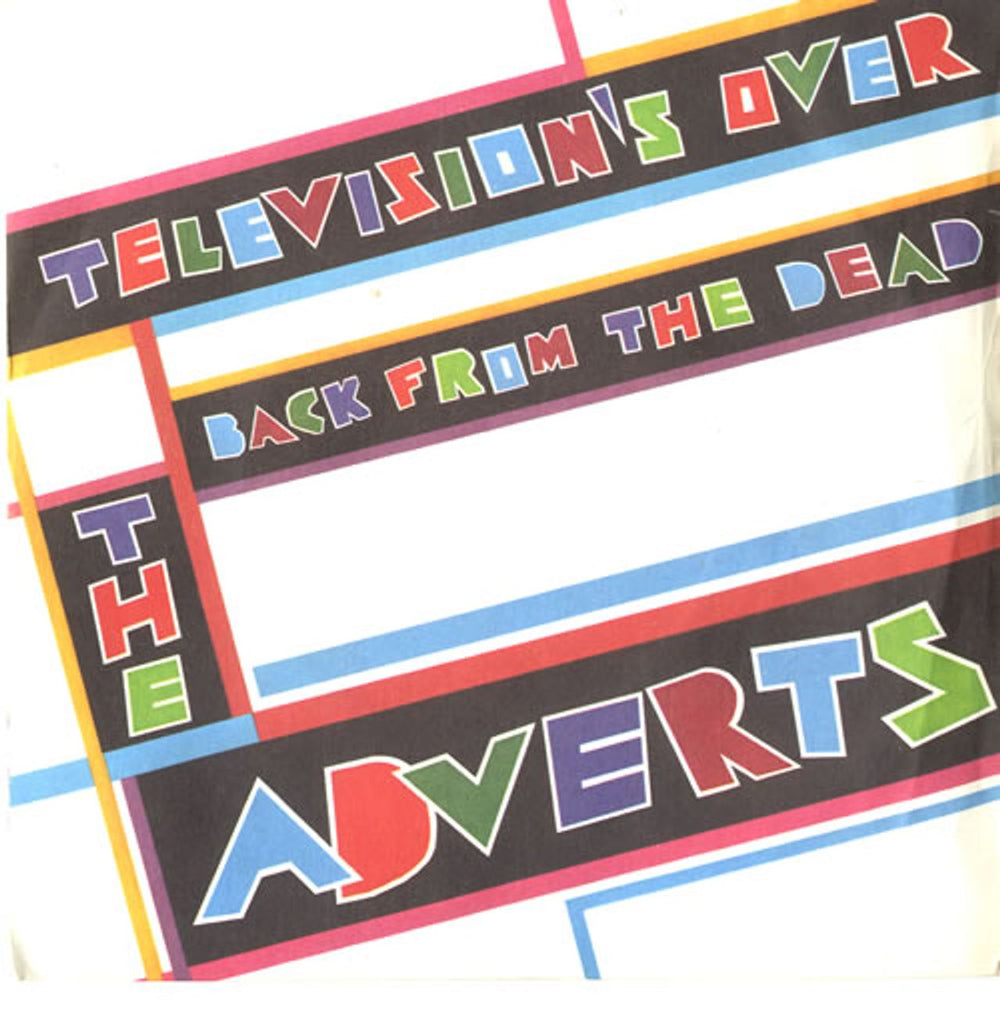 The Adverts Television's Over UK 7" vinyl single (7 inch record / 45) PB5128