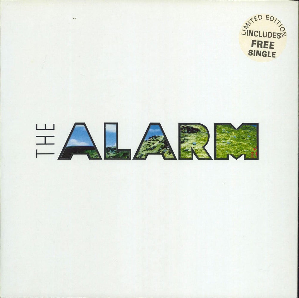 The Alarm Change + 7" Single - EX UK vinyl LP album (LP record) EIRSAX1020