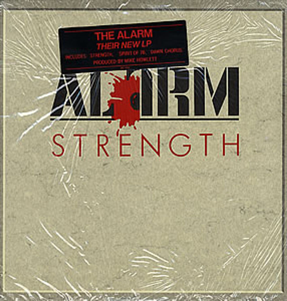 The Alarm Strength Canadian vinyl LP album (LP record) ISR-5666