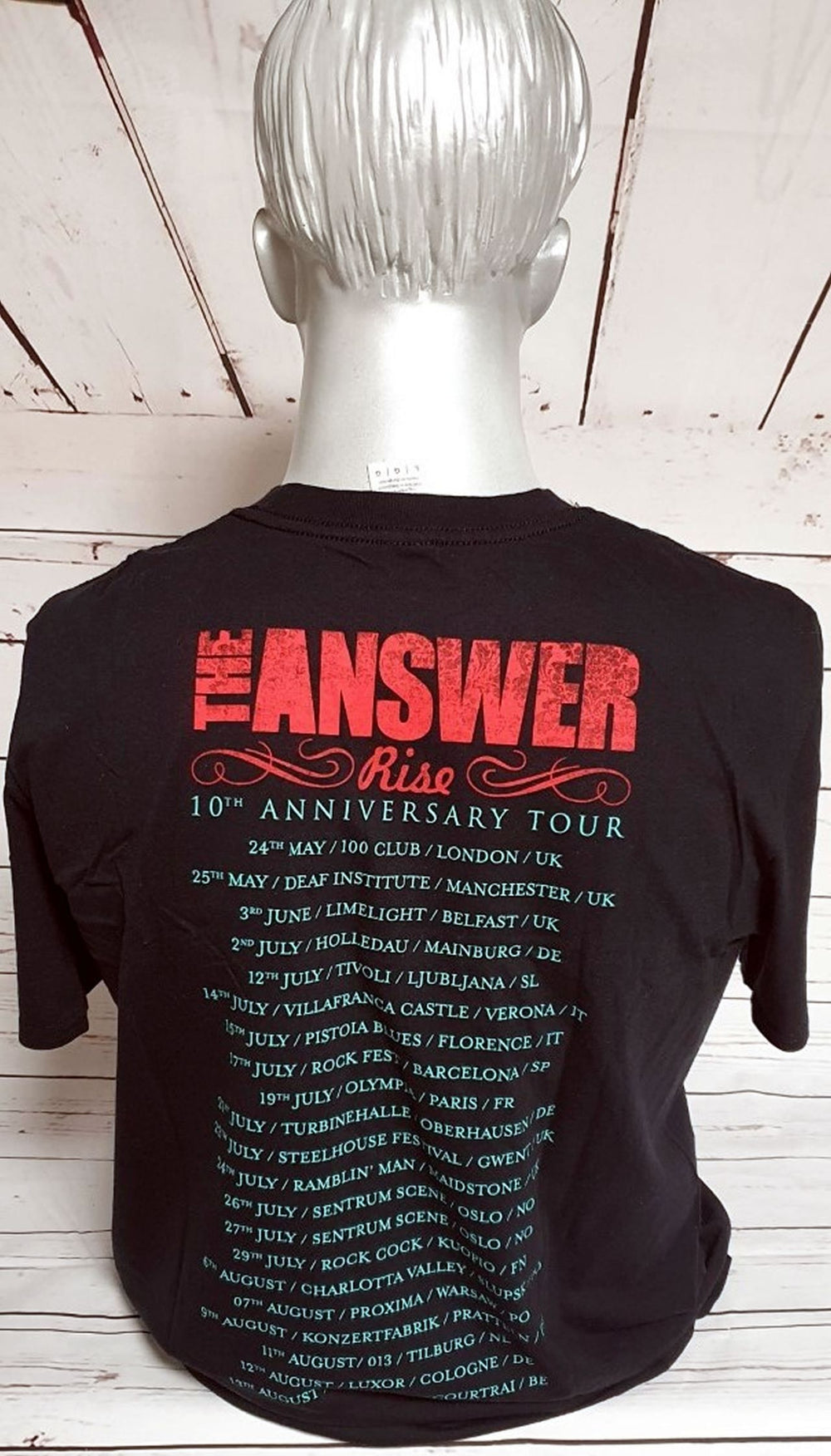 The Answer Rise 10th Anniversary T-Shirt - Large UK t-shirt TQ9TSRI751623