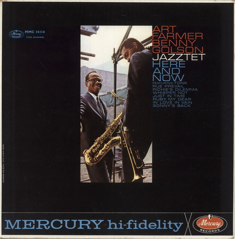 The Art Farmer-Benny Golson Jazztet Here And Now UK vinyl LP album (LP record) MMC14114