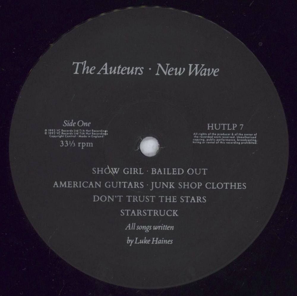 The Auteurs New Wave + 7" - Open Shrink UK vinyl LP album (LP record) ATRLPNE830748