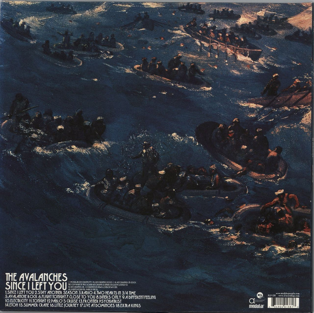 The Avalanches Since I Left You - Blue vinyl UK 2-LP vinyl record set (Double LP Album) 634904013813