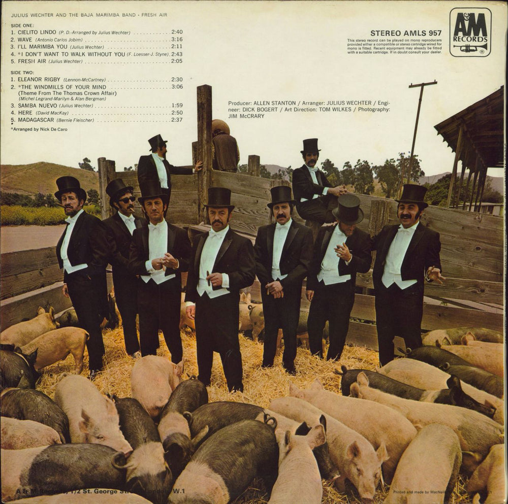 The Baja Marimba Band Fresh Air UK vinyl LP album (LP record)