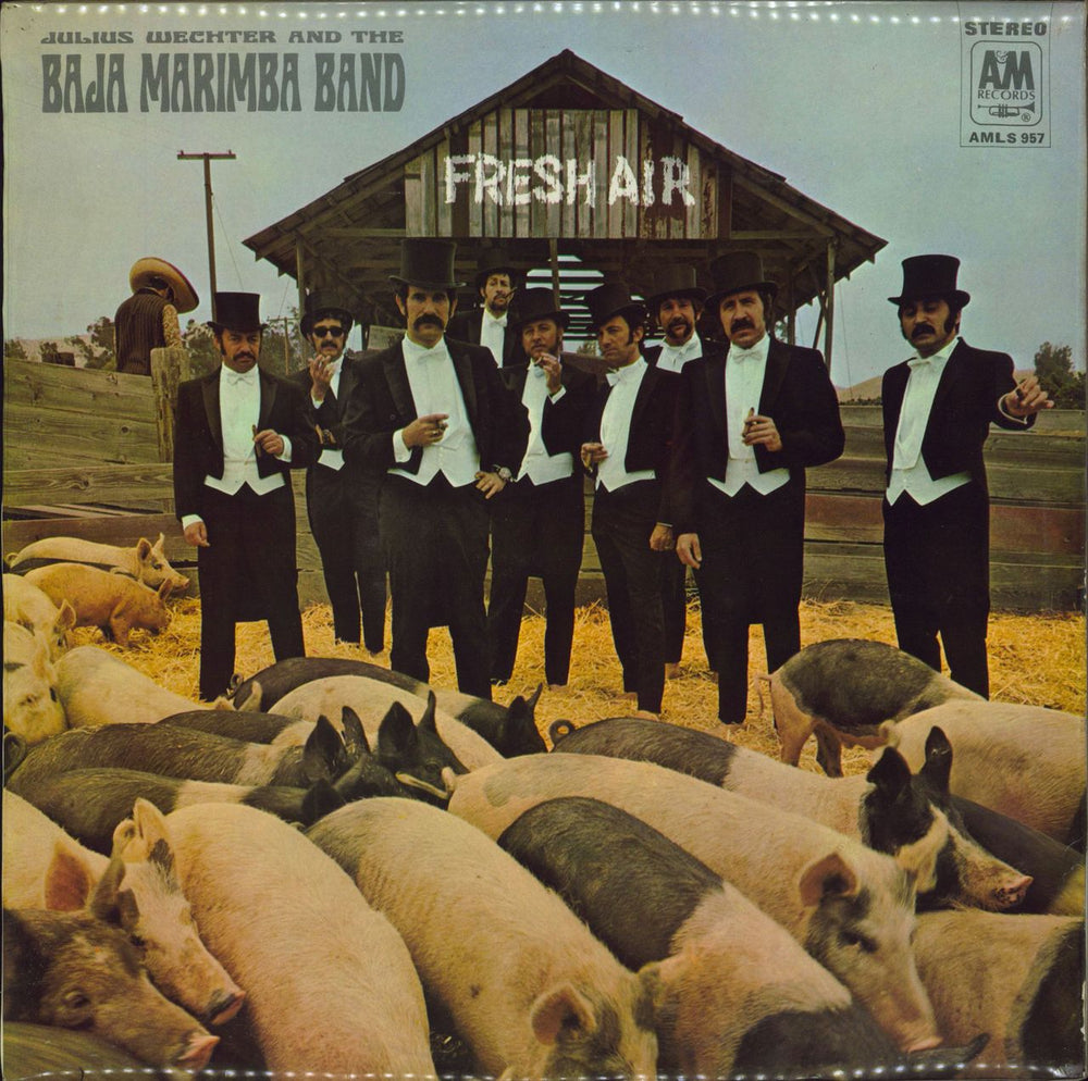 The Baja Marimba Band Fresh Air UK vinyl LP album (LP record) AMLS957