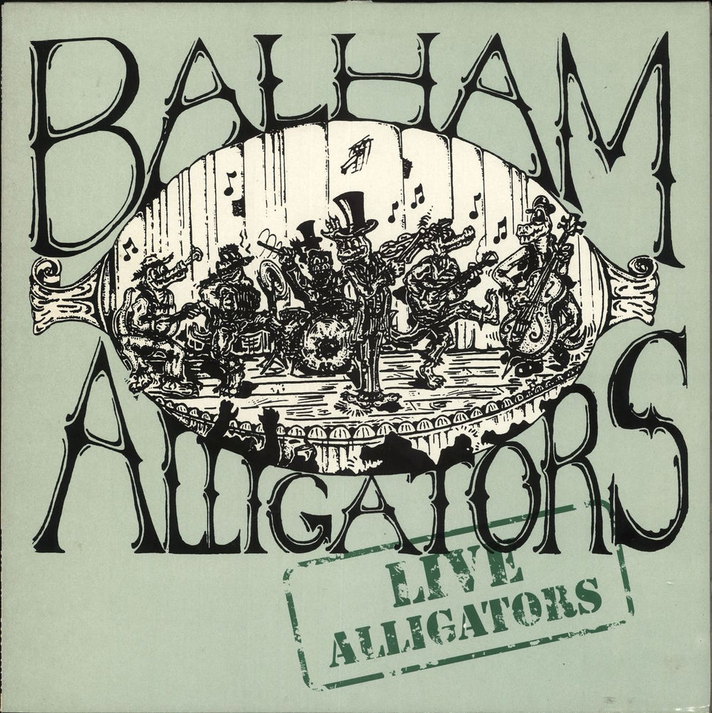 The Balham Alligators Live Alligators UK vinyl LP album (LP record) BUT003