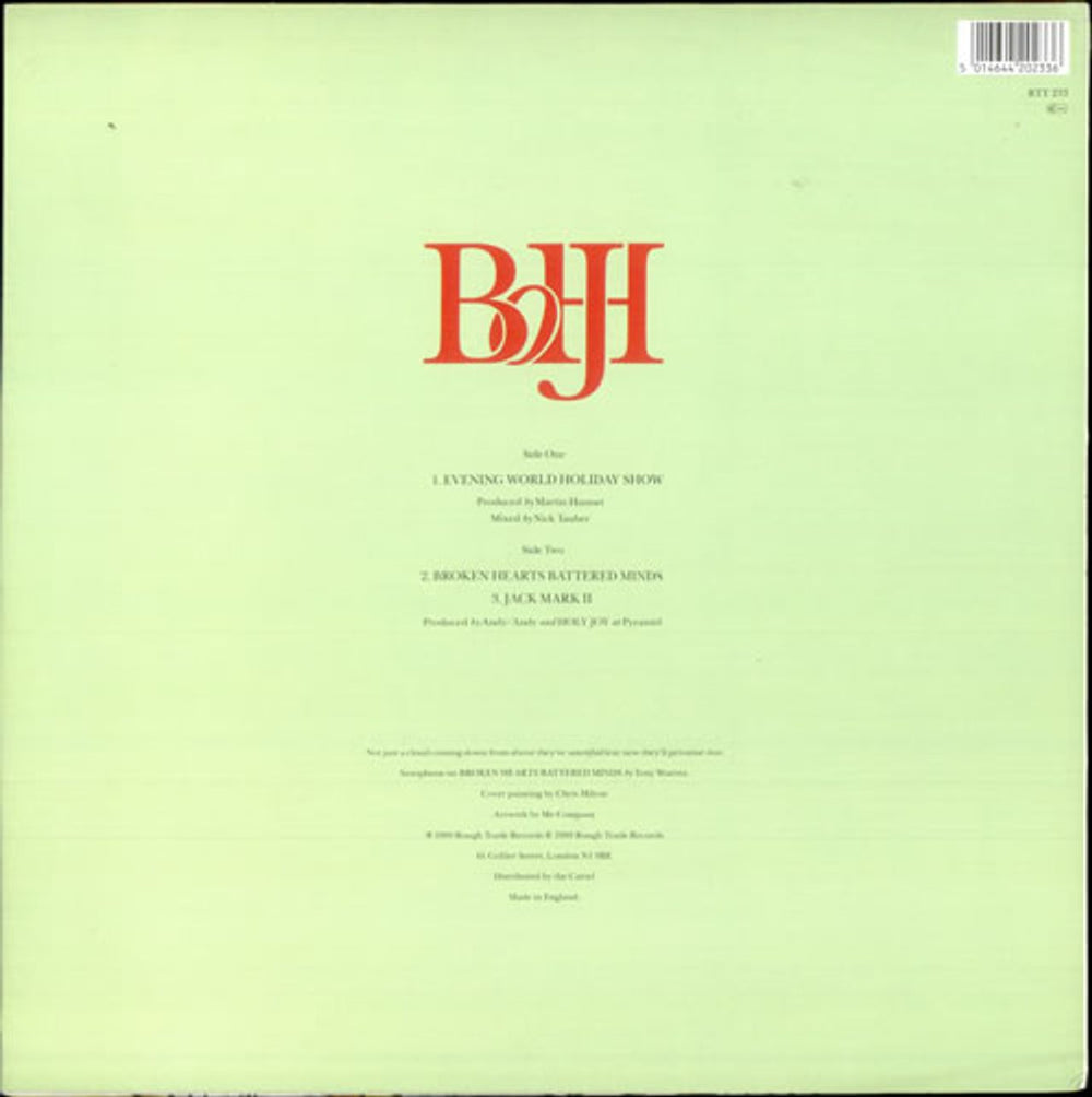 The Band Of Holy Joy Evening World Holiday Show UK 12" vinyl single (12 inch record / Maxi-single) HLJ12EV519020