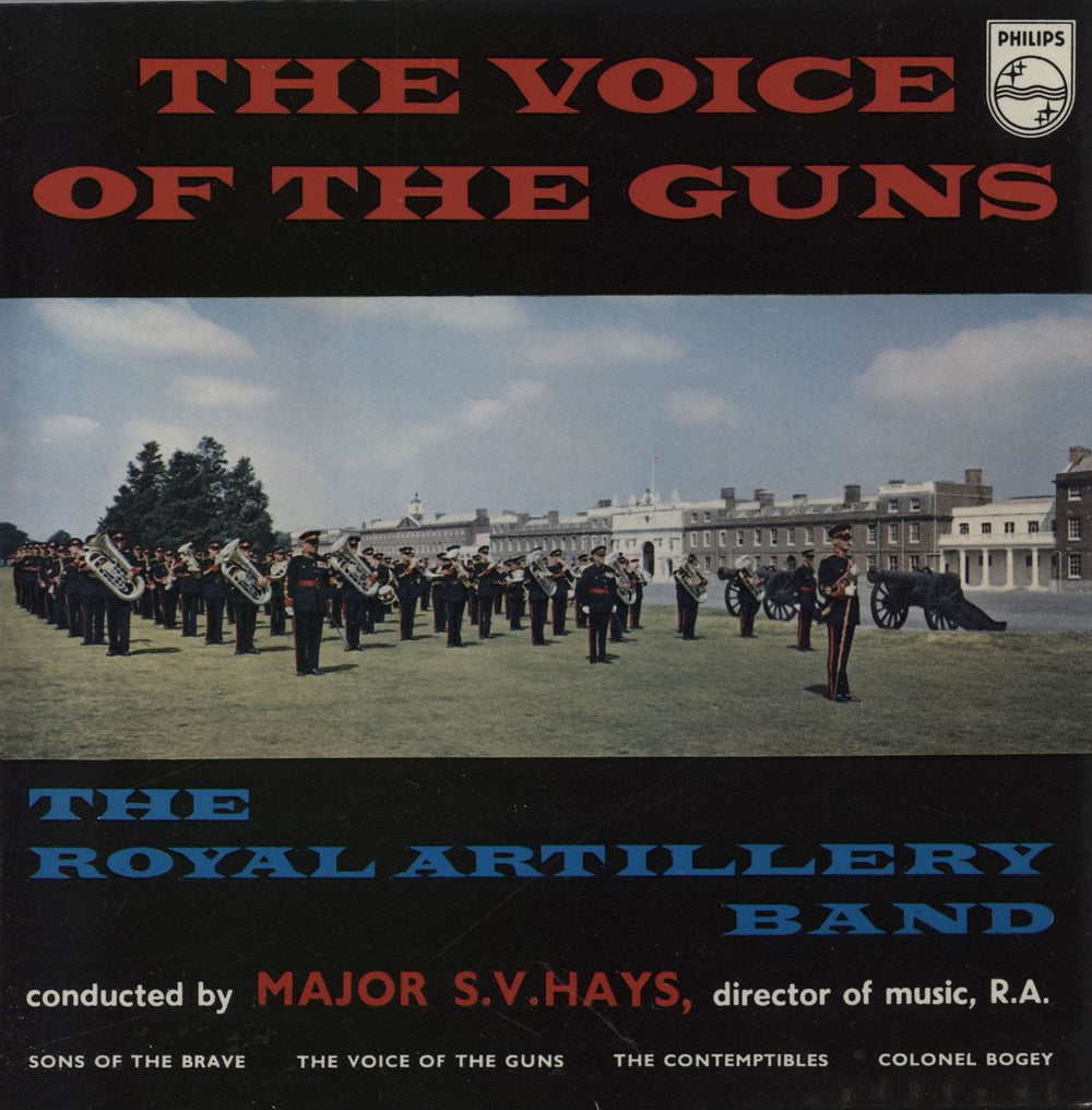 The Band Of The Royal Artillery The Voice Of The Guns EP UK 7" vinyl single (7 inch record / 45) BBE12297