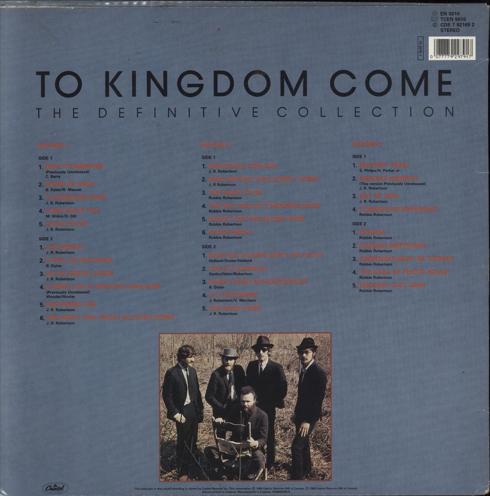 The Band To Kingdom Come - VG UK 3-LP vinyl record set (Triple LP Album) 077779297917