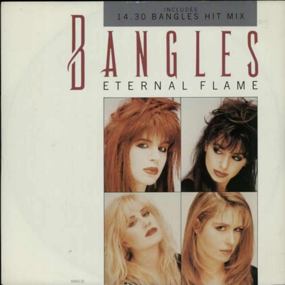 The Bangles Eternal Flame UK 12" vinyl single (12 inch record / Maxi-single) BANGSQ5