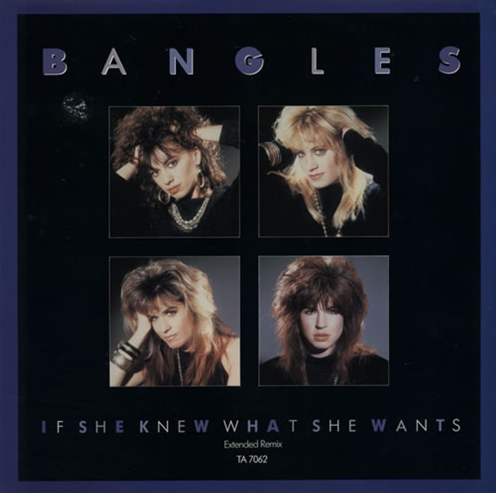 The Bangles If She Knew What She Wants UK 12" vinyl single (12 inch record / Maxi-single) TA7062