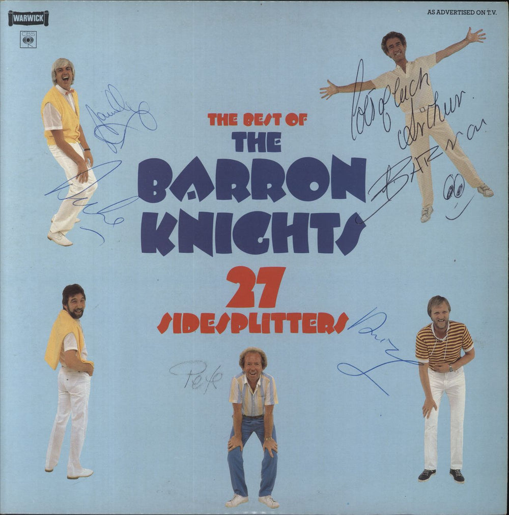 The Barron Knights Best Of The Barron Knights 27 Sidesplitters - Autographed UK 2-LP vinyl record set (Double LP Album) WW5128-9