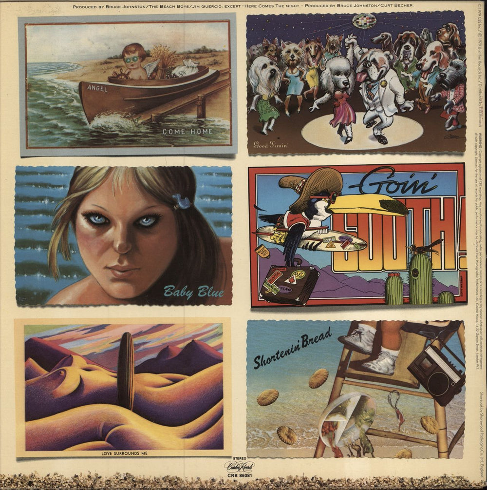 The Beach Boys L.A. (Light Album) UK vinyl LP album (LP record)