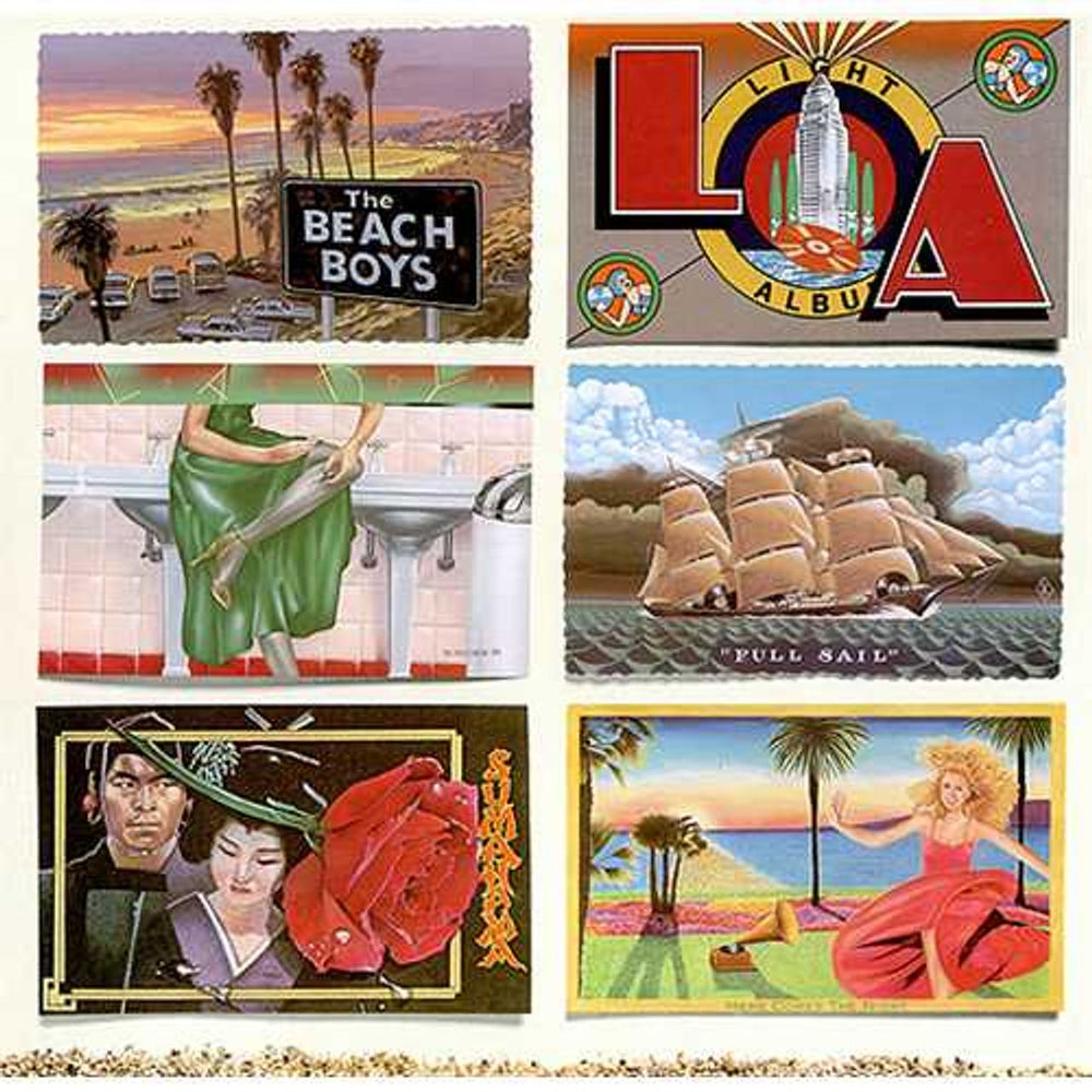 The Beach Boys L.A. (Light Album) UK vinyl LP album (LP record) CRB32806