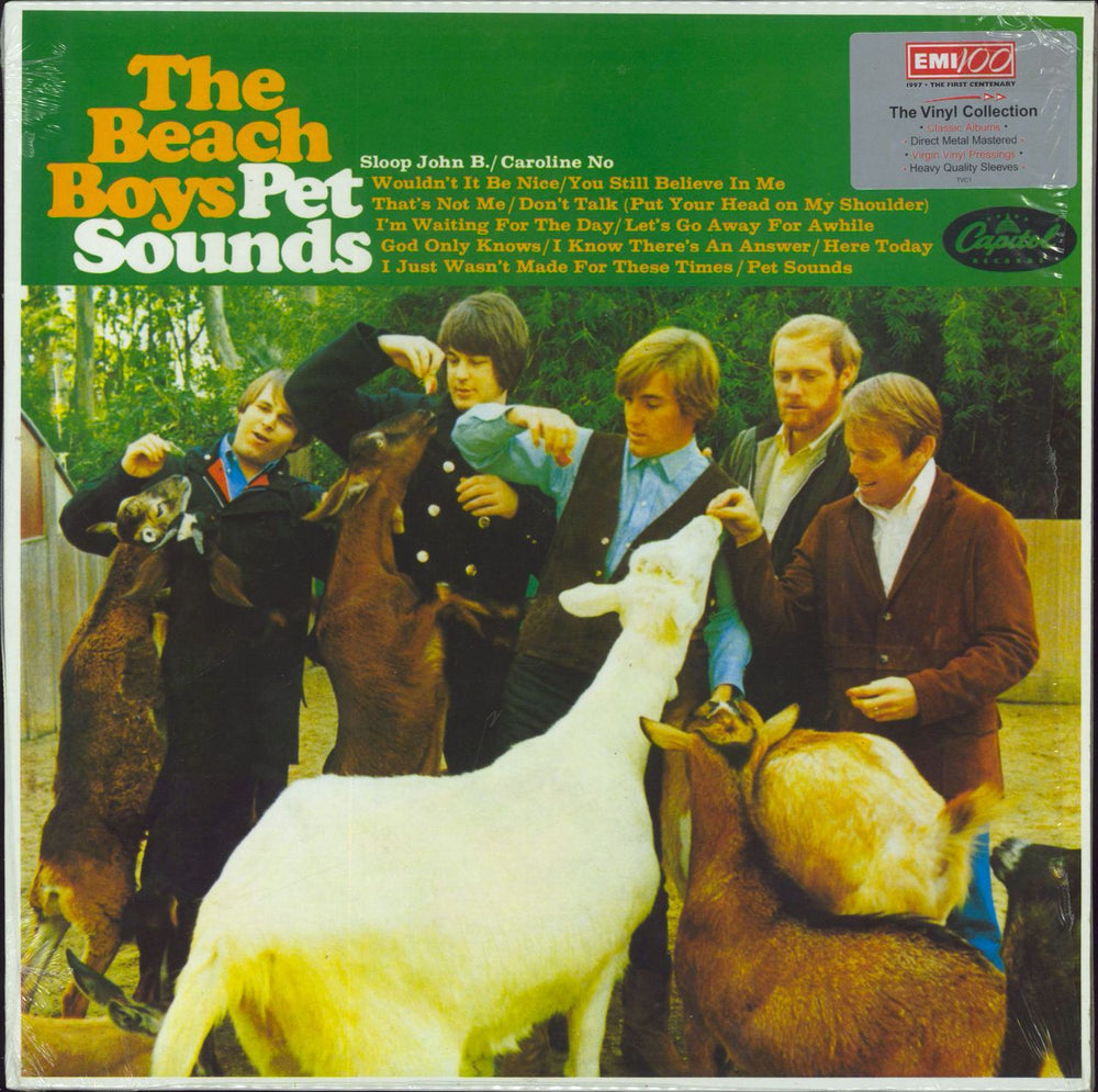 The Beach Boys Pet Sounds - 180gm - Open Shrink UK vinyl LP album (LP record) LPCENT2