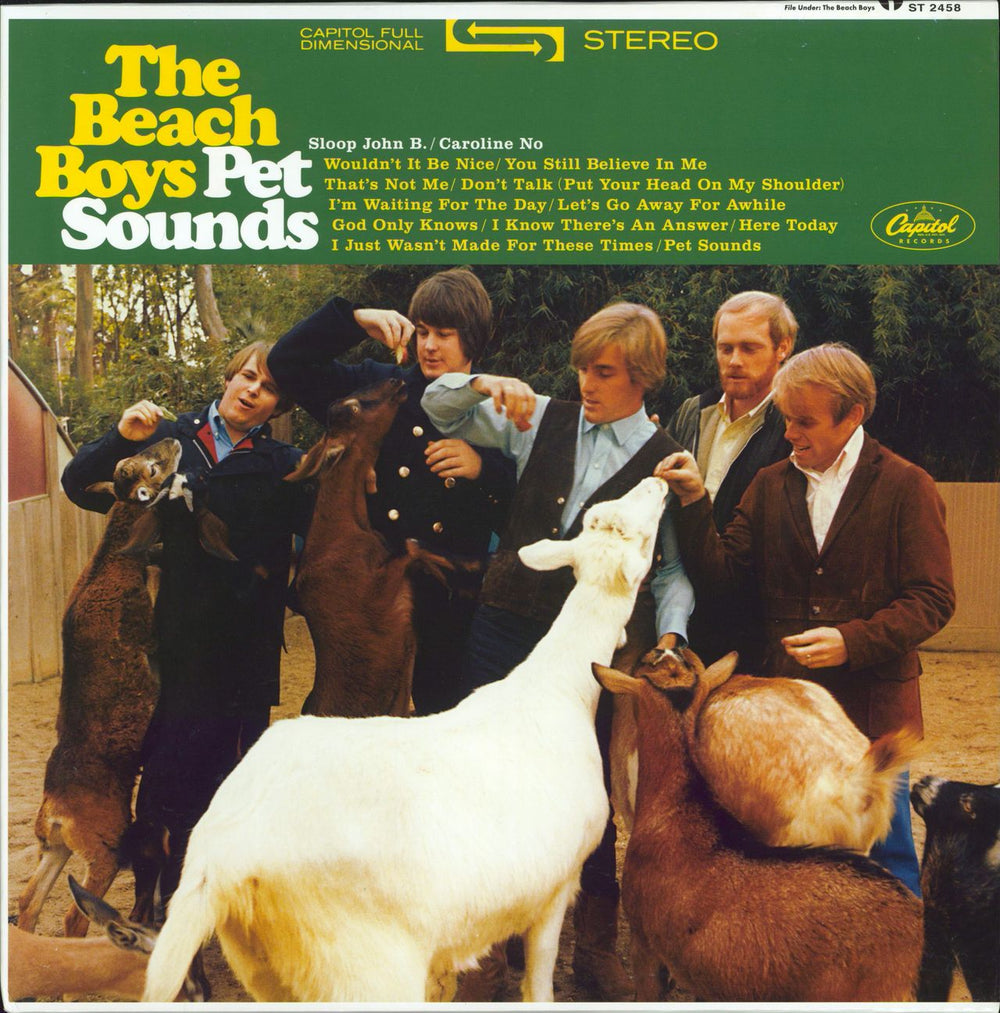 The Beach Boys Pet Sounds: 50th Anniversary Stereo - 180gm UK vinyl LP album (LP record) 00602547822291