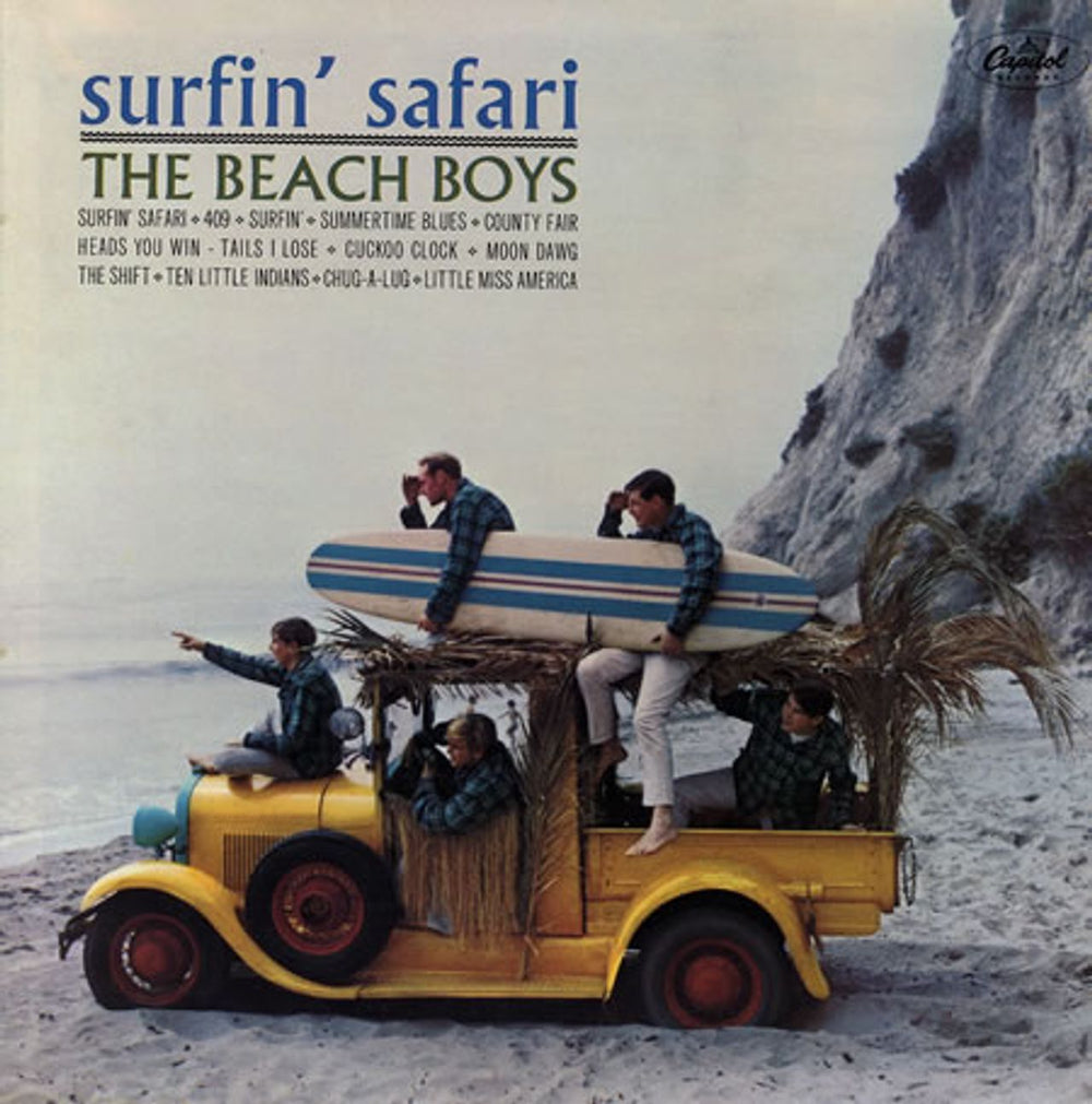 The Beach Boys Surfin' Safari US vinyl LP album (LP record) SY-4572