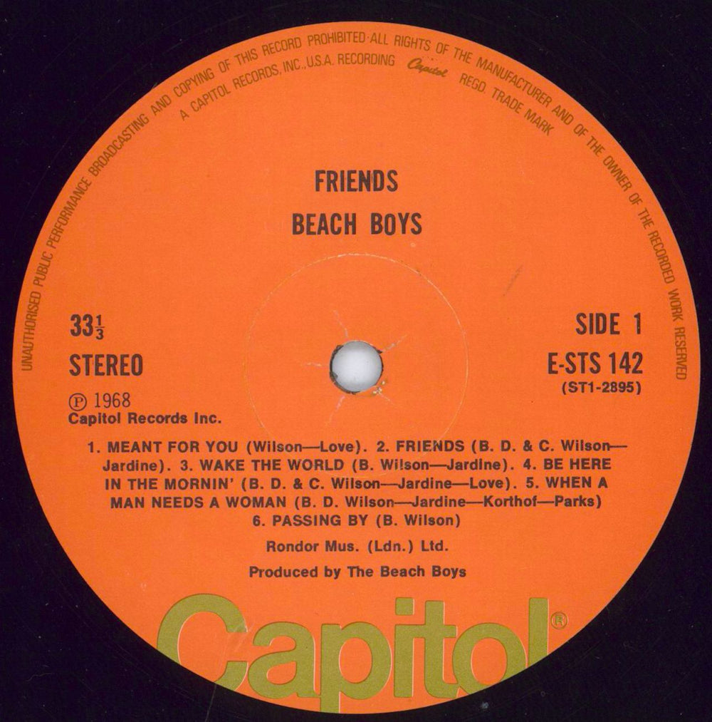 The Beach Boys Wild Honey / Friends - EX UK 2-LP vinyl record set (Double LP Album) BBO2LWI796495