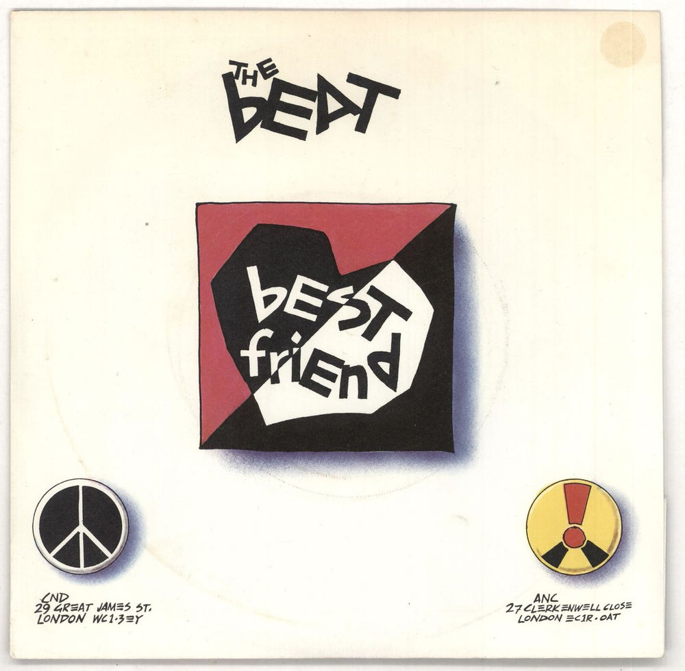 The Beat Best Friend - Solid UK 7" vinyl single (7 inch record / 45) FEET3