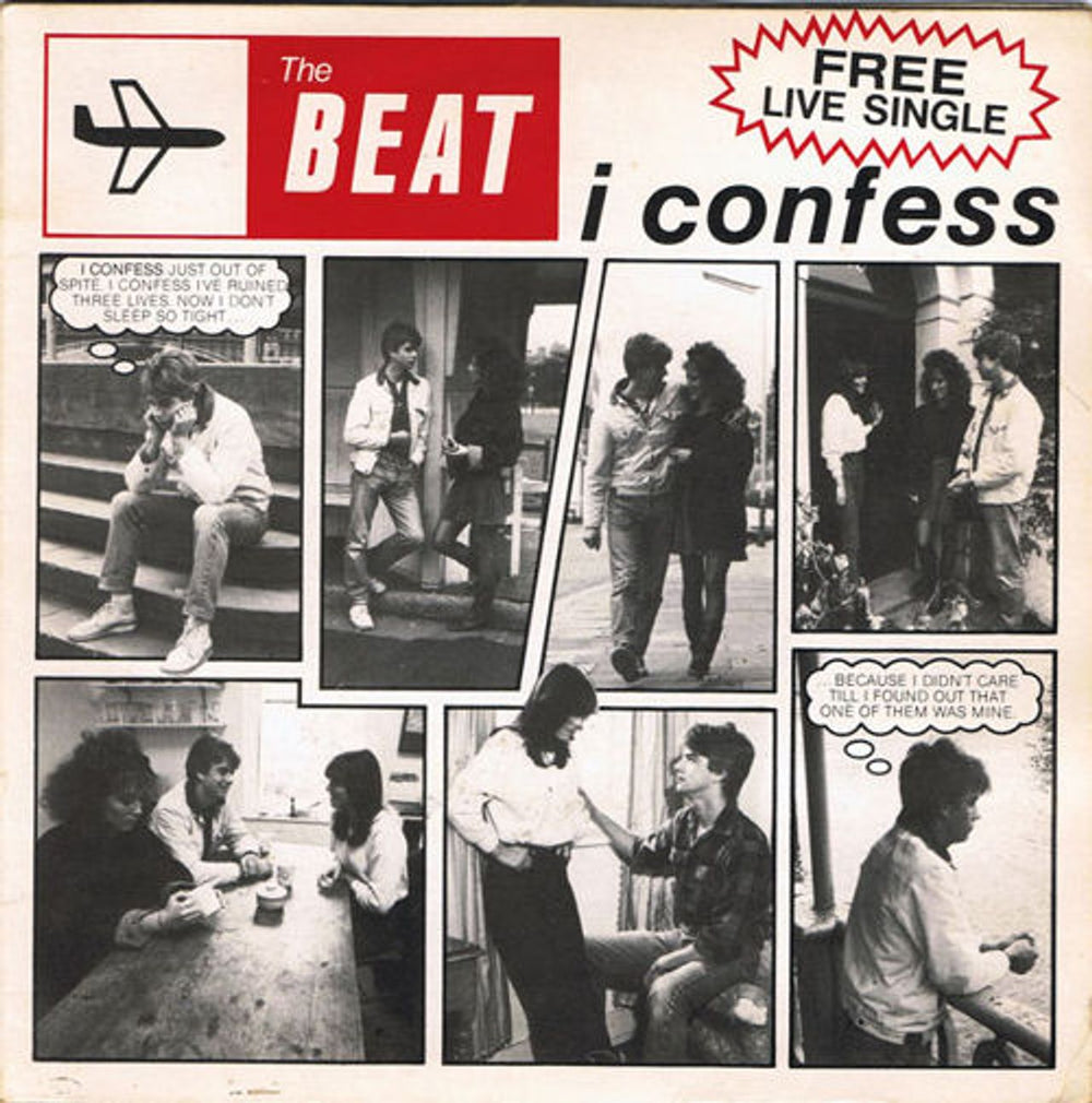 The Beat I Confess UK 7" vinyl single (7 inch record / 45) FEET16